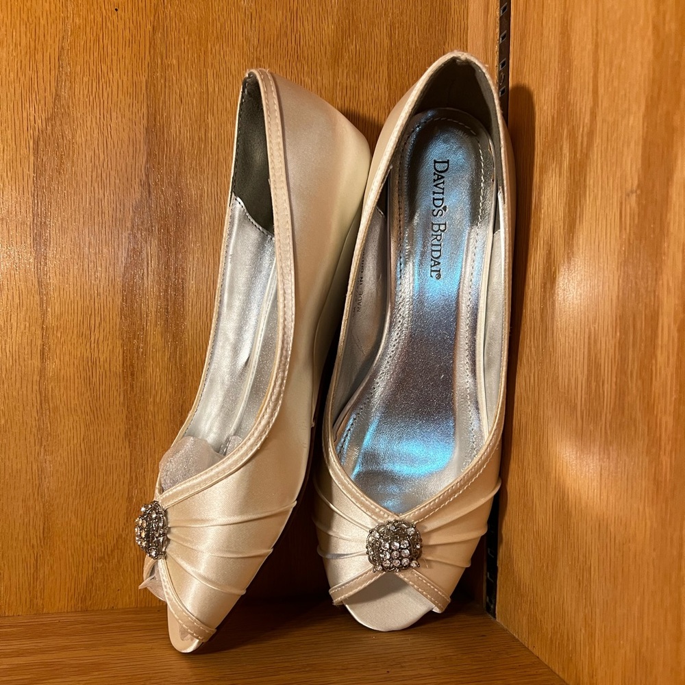 David’s Bridal Kelsey 9M Brand New w/o tags. Never worn.